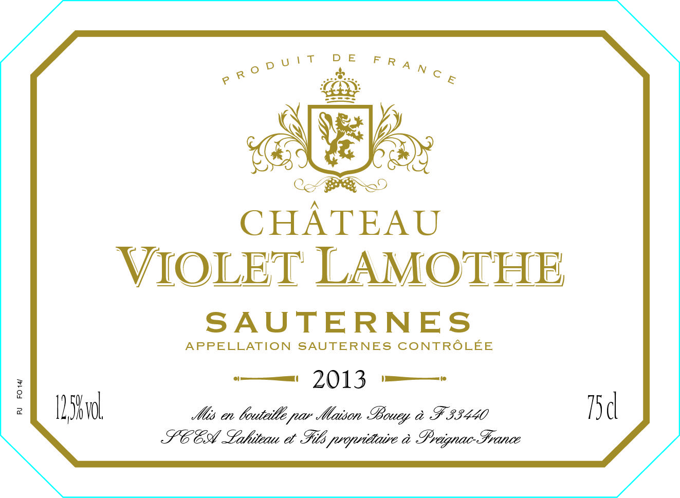 Château Violet Lamothe Sauternes