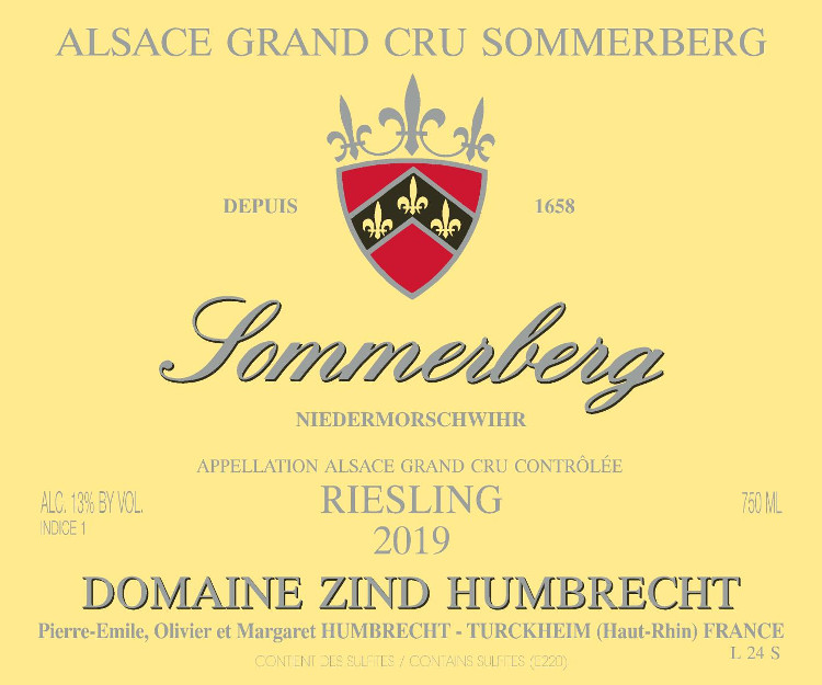 Alsace Grand Cru Sommerberg