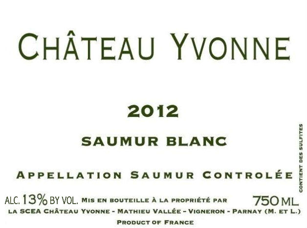 Château Yvonne Saumur Blanc