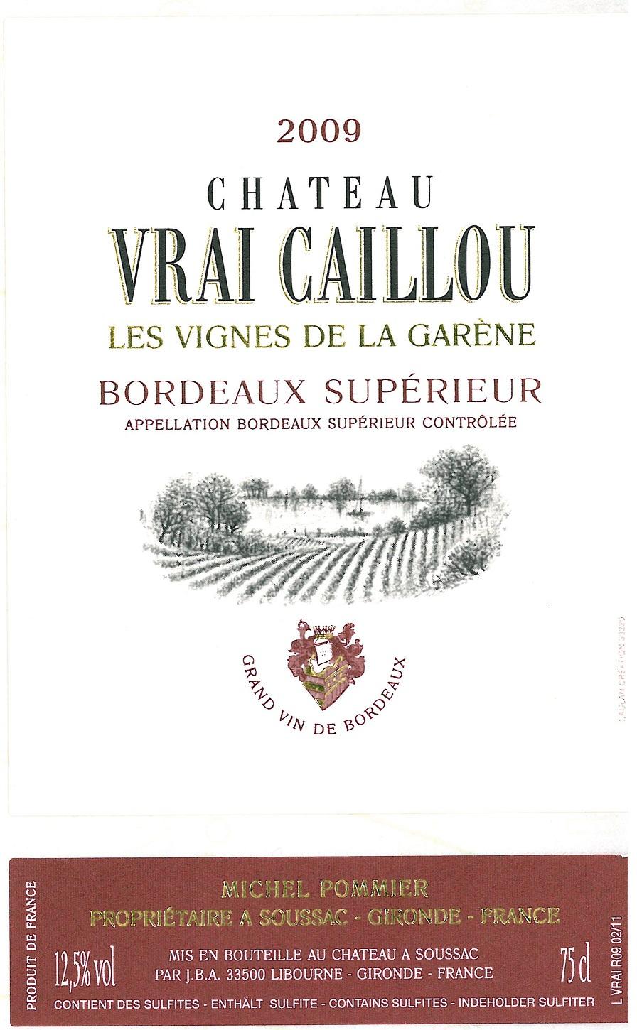 Vrai Caillou Les Vignes De La Garene