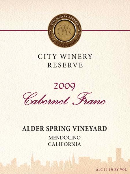 Cabernet Franc Alder Spring Vineyard