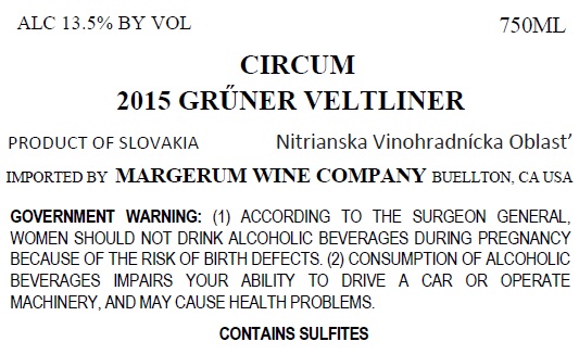 Circum Gruner Veltliner