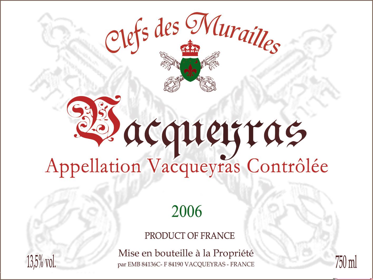 Vacqueyras Contrôlée