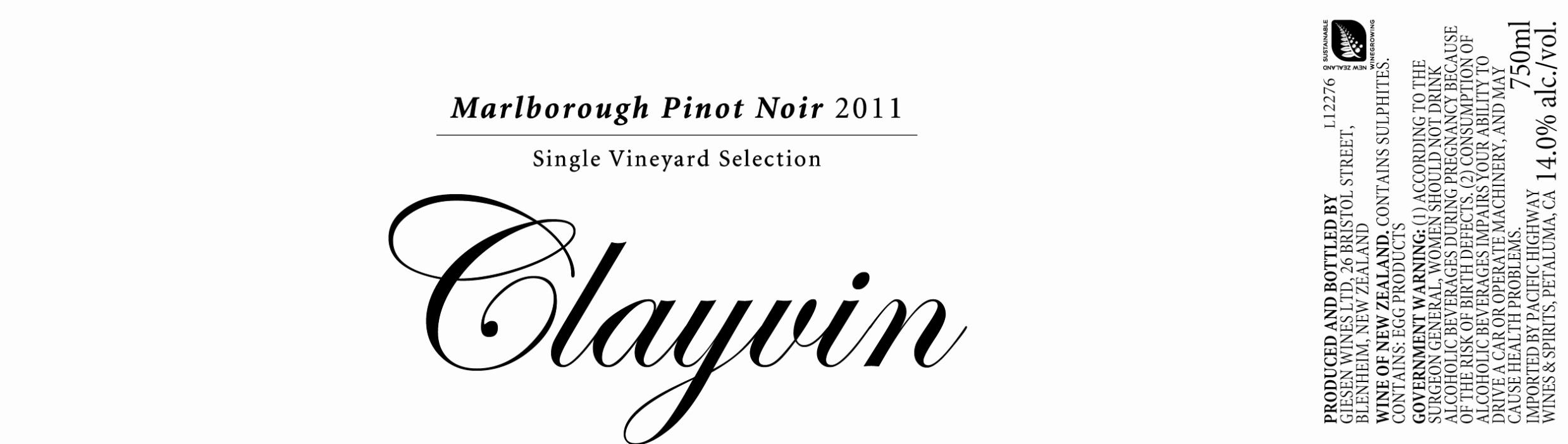 Single Vineyard Selection