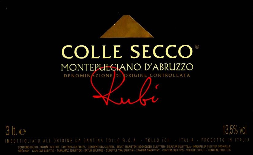 Colle Secco Montepulciano D'abruzzo