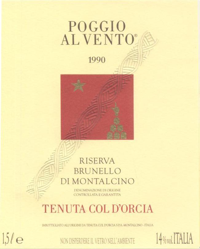 Riserva Brunello Poggio Al Vento