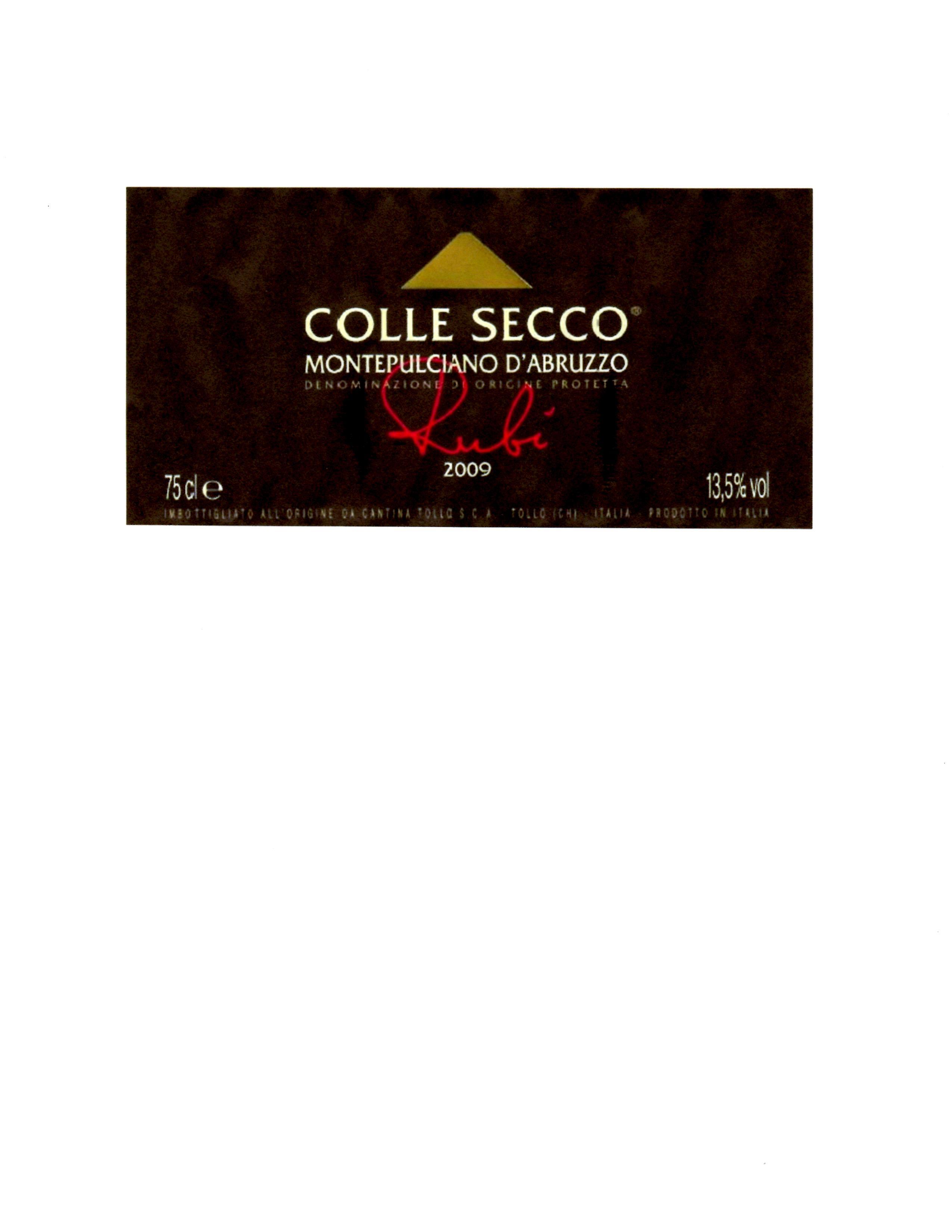 Colle Secco Rubi