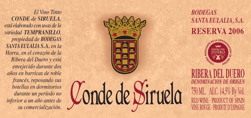 Conde De Siruela Reserva