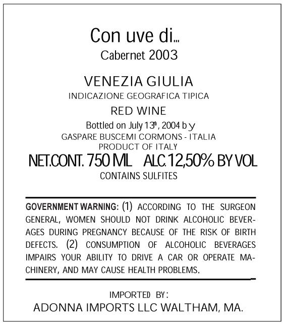 Indicazione Geografica Tipica Red Wine