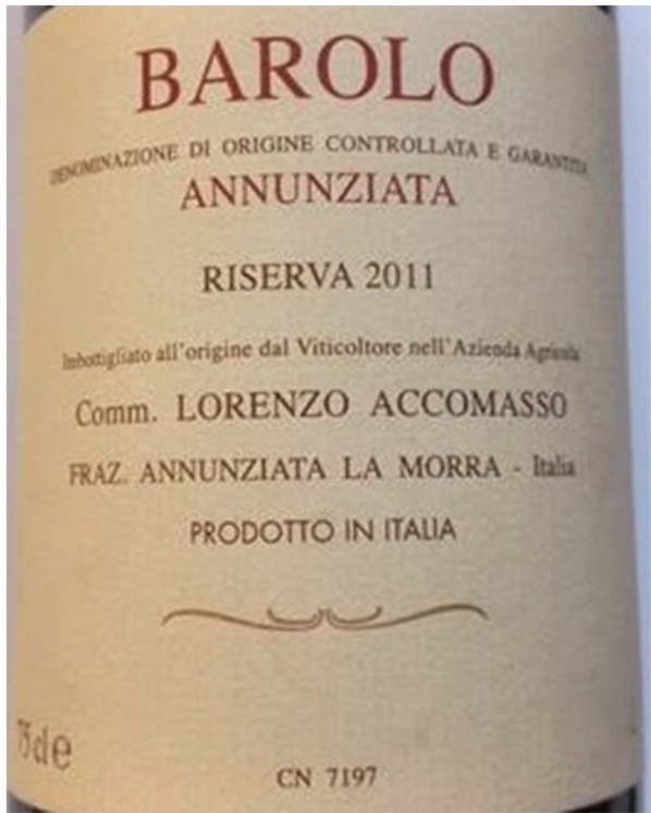 Annunziata Riserva