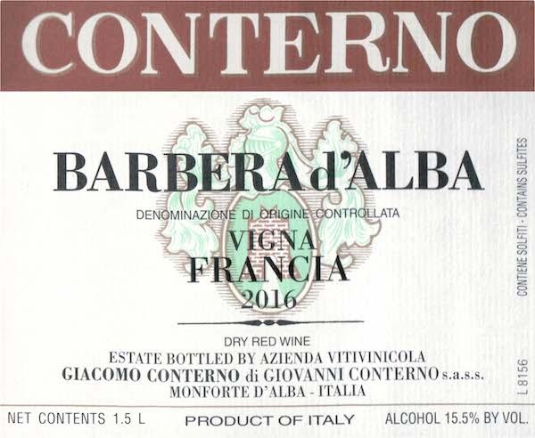 Barbera D'alba Vigna Francia