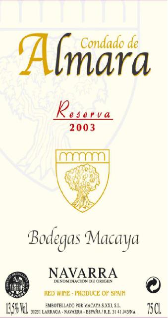 Bodegas Macaya Reserva