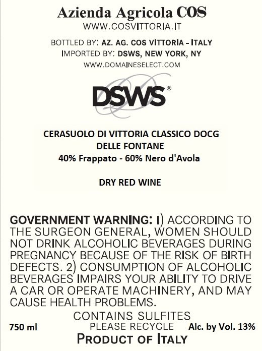 Cerasuolo Di Vittoria Classico