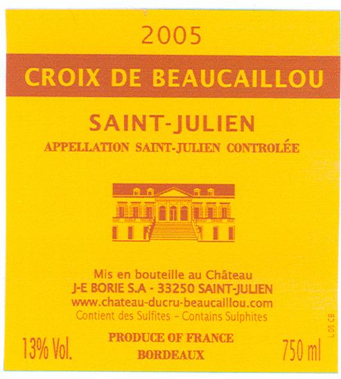 Image of Château Ducru-Beaucaillou wine
