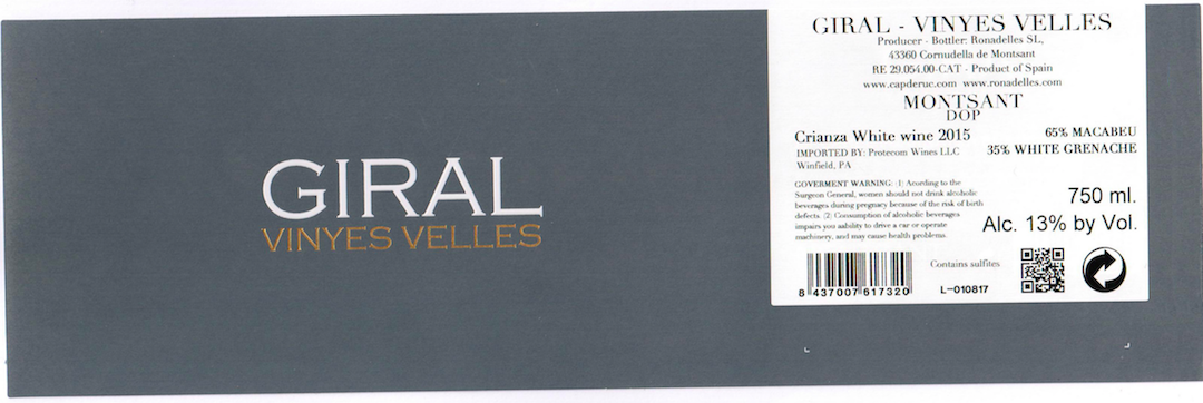 Giral Vinyes Velles