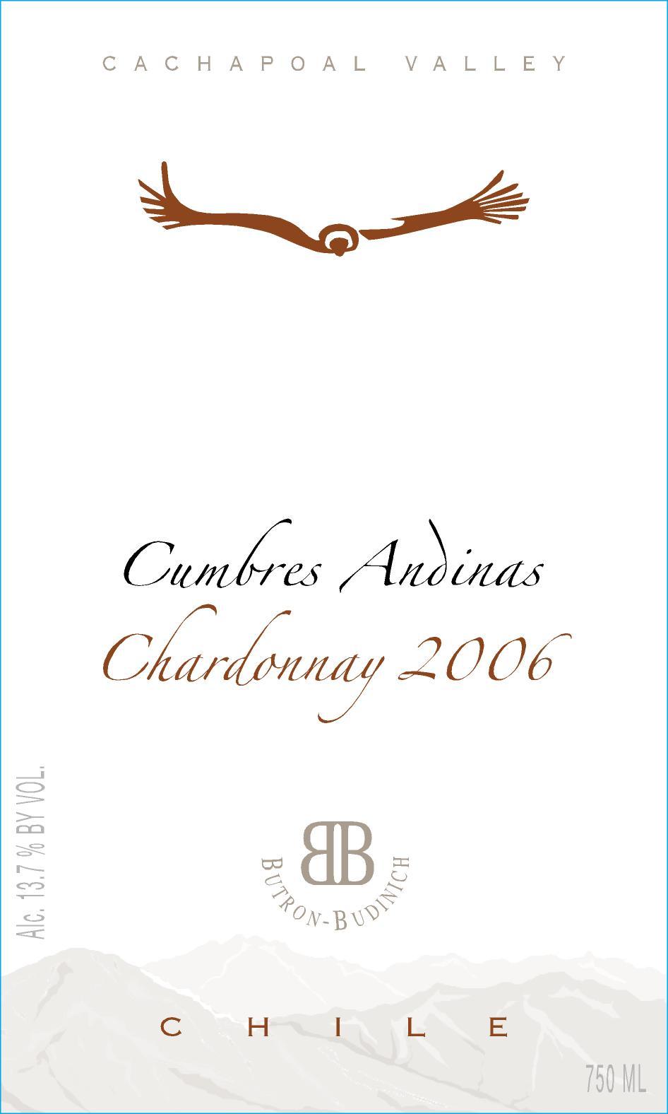 Cumbres Andinas Chardonnay