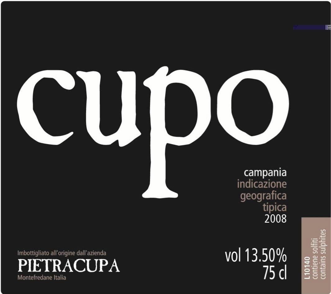 Cupo Campania Indicazione Geografica Tipica White Wine