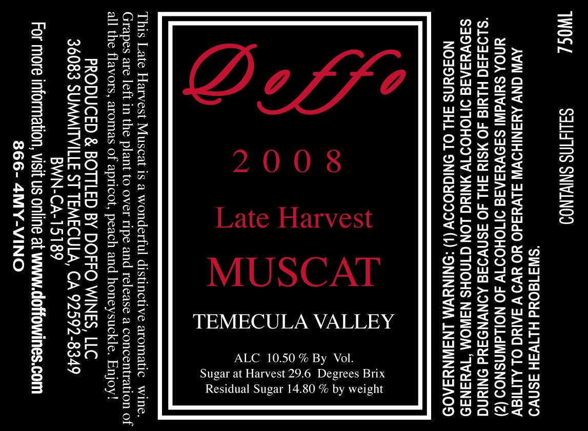 Late Harvest Muscat
