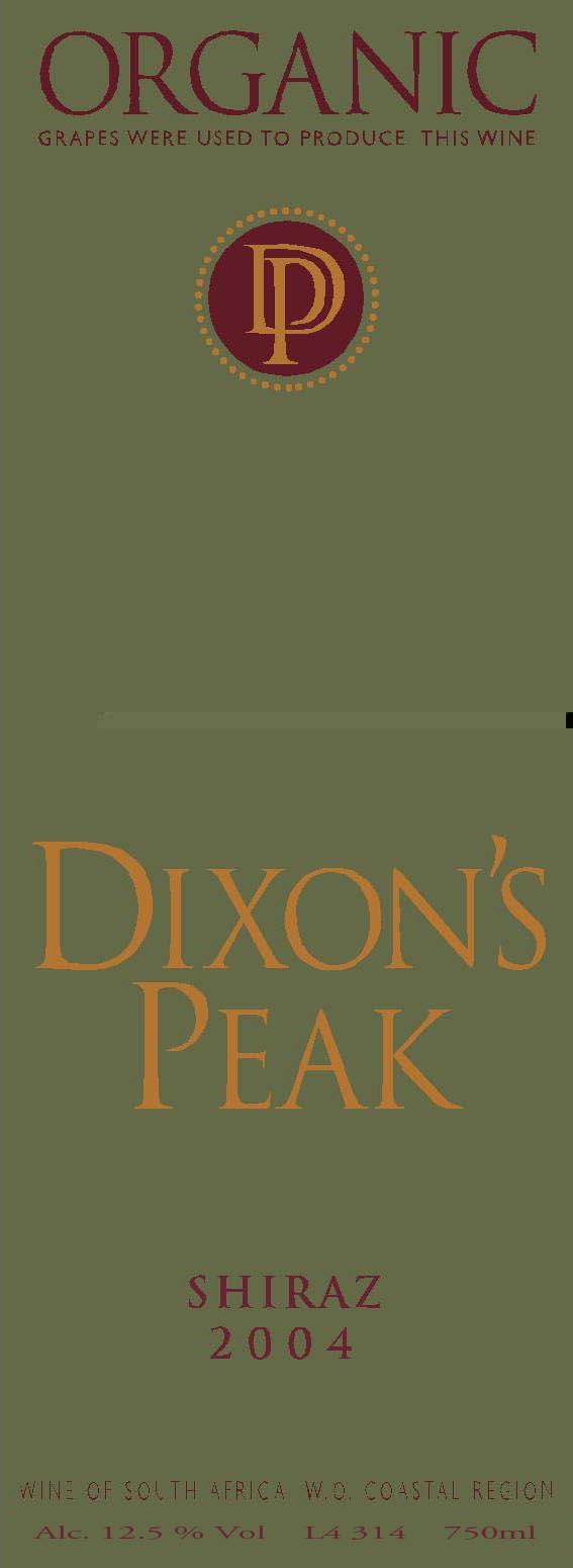 Dixon's Peak Shiraz