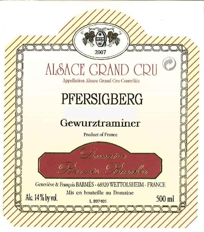 Alsace Grand Cru Gewurztraminer
