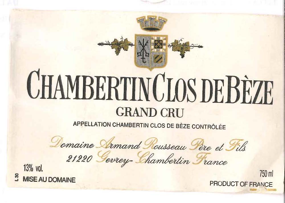 Chambertin Clos De Bèze