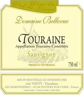 Appellation Touraine Controlée White Wine