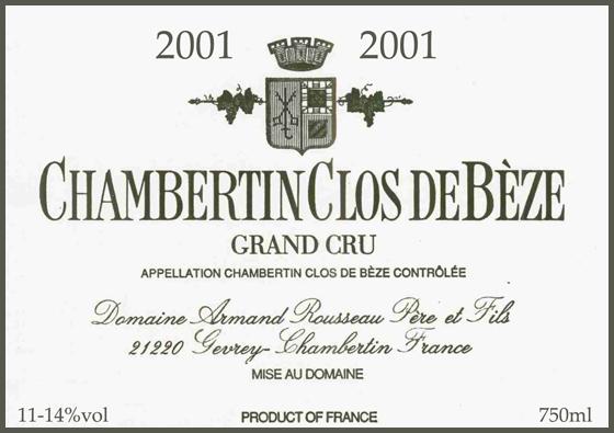 Chambertin Clos De Bèze