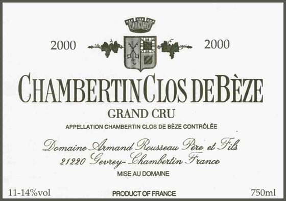 Chambertin Clos De Beze
