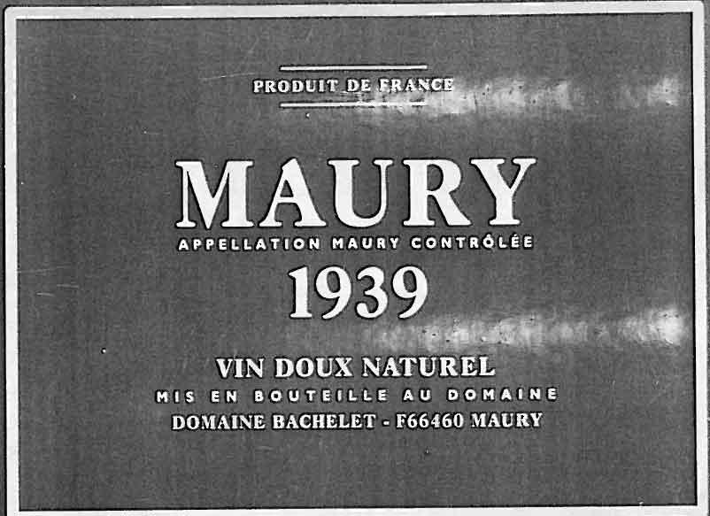 Maury Vin Doux Naturel