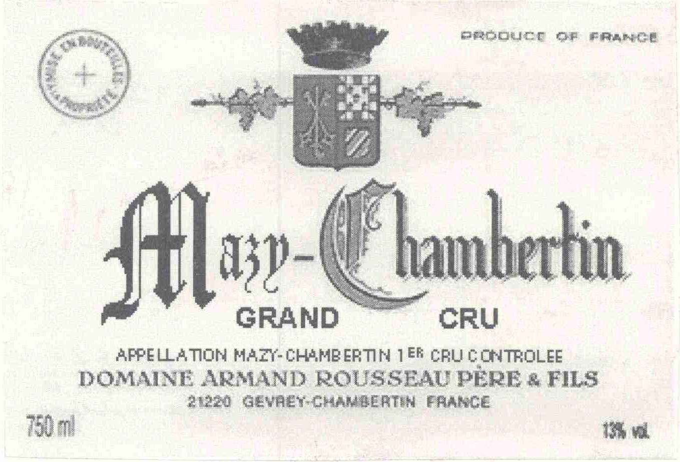 Mazy-Chambertin Grand Cru