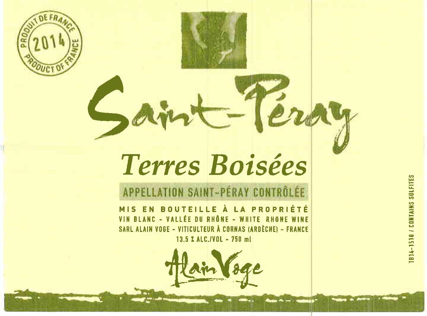 St Péray Terres Boisees