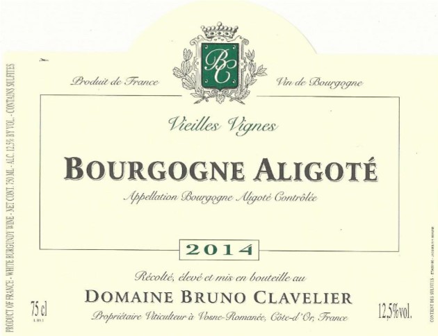 Bourgogne Aligoté Vieilles Vignes