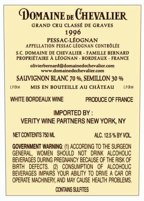 96 White Bordeaux