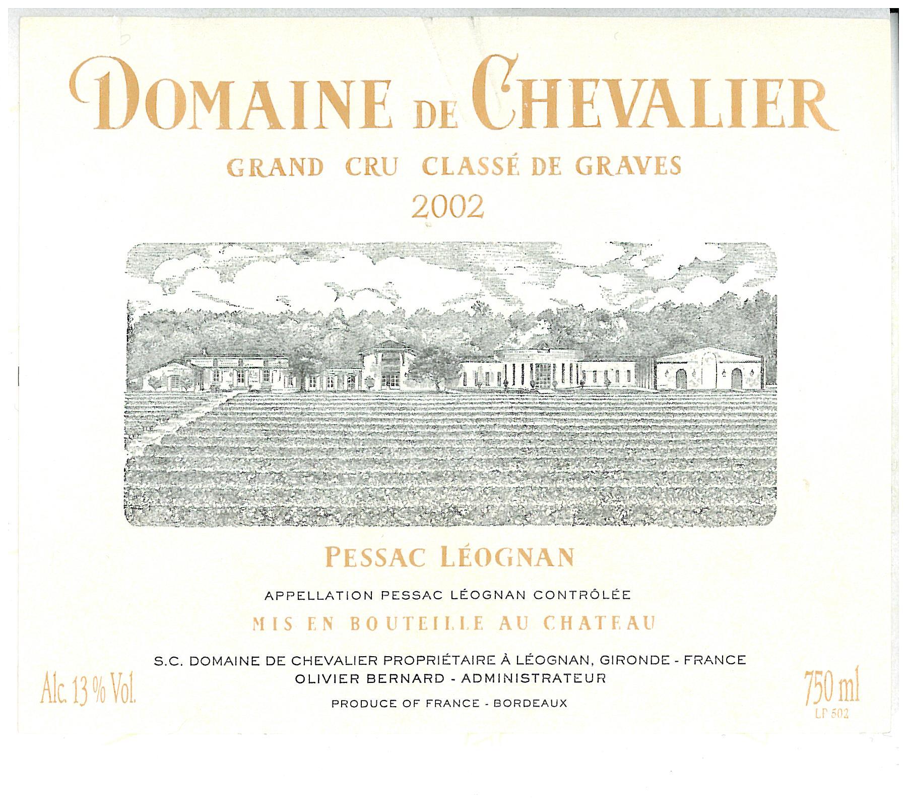 Domaine De Chevalier Grand Cru Classé De Graves