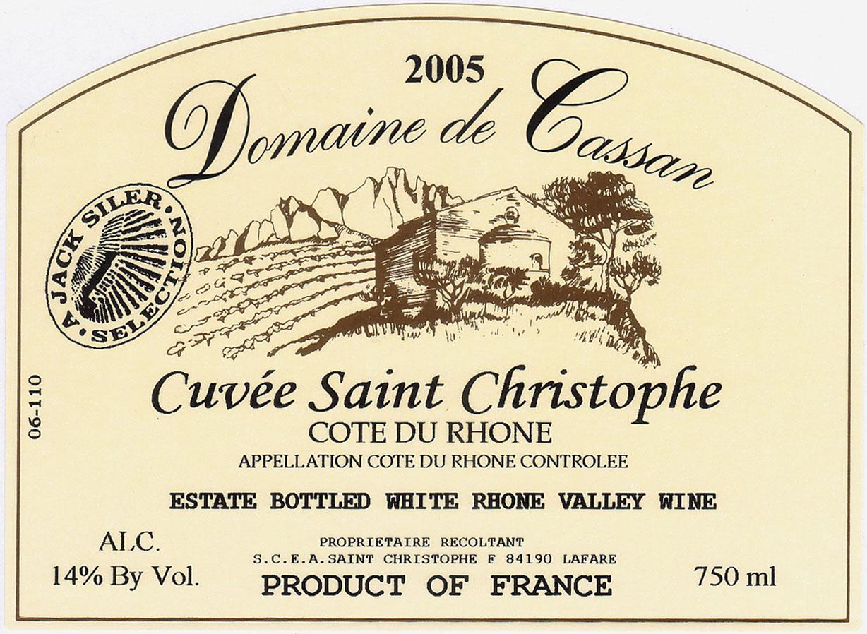 Cuvee Saint Christophe