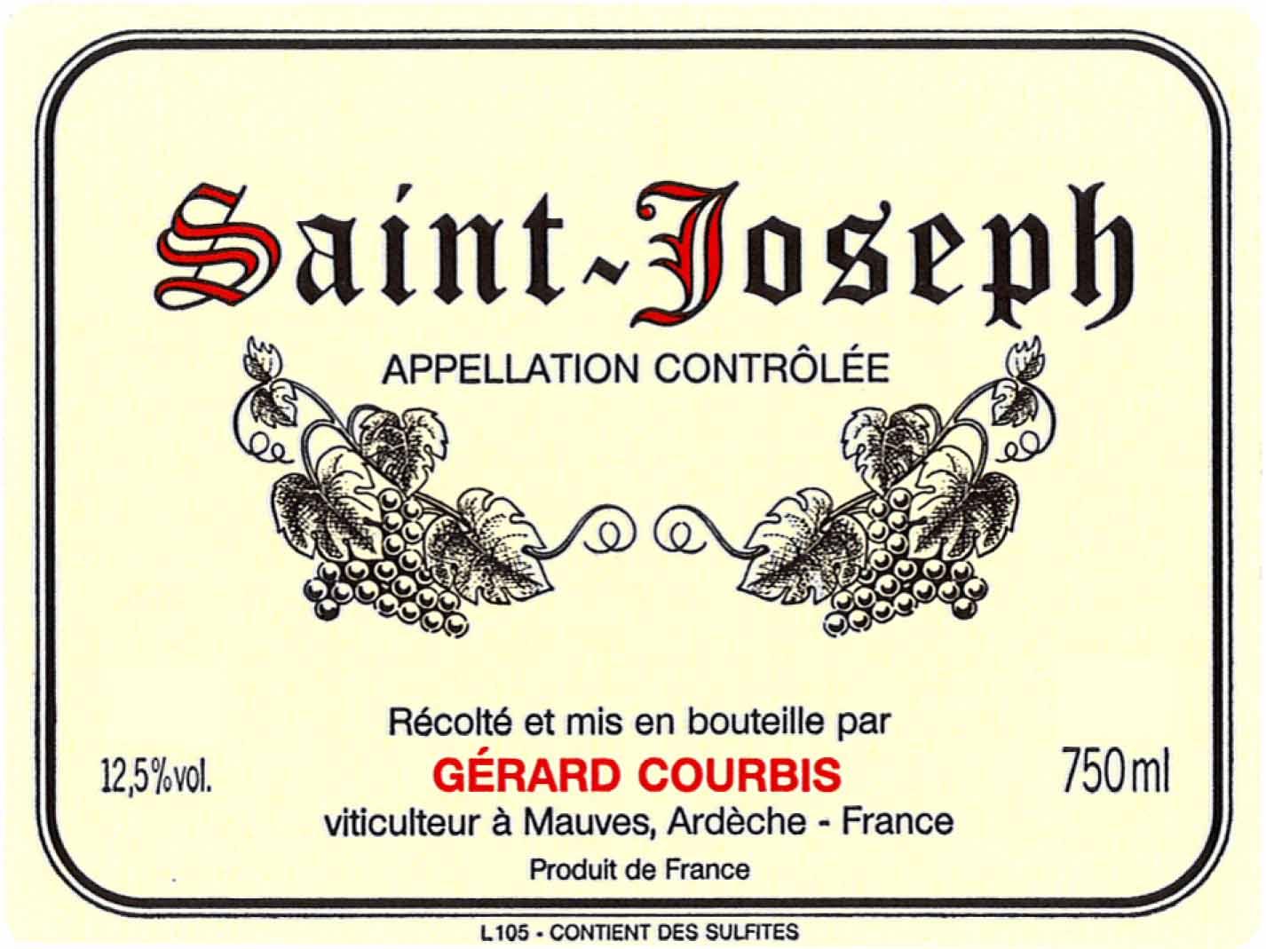 Domaine De Courbis Saint Joseph