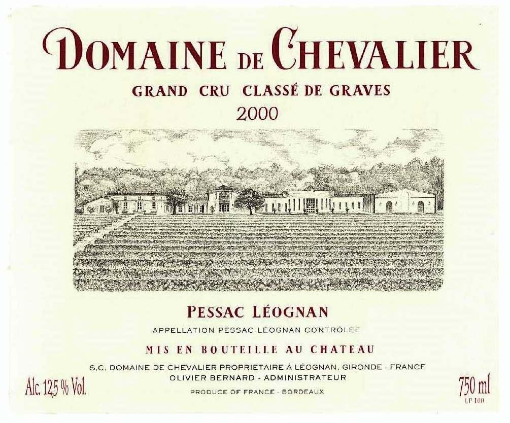 Domaine De Chevalier Grand Cru Classé De Graves