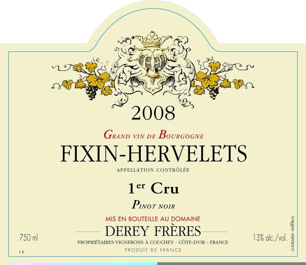 Fixin 1er Cru Les Hervelets