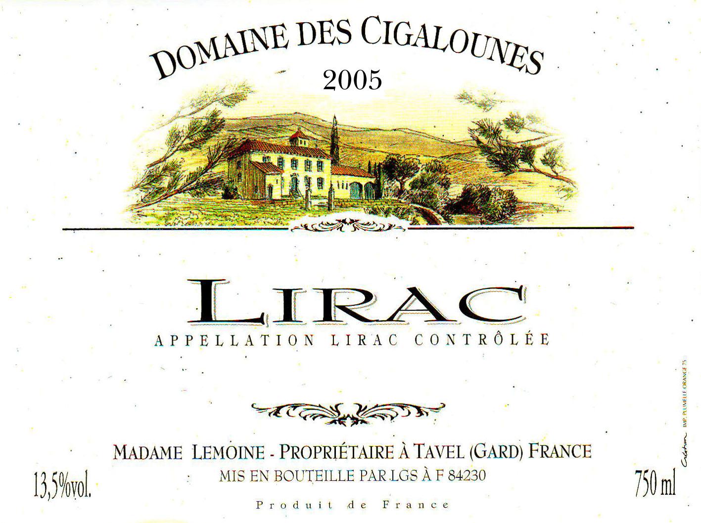 Lirac Appellation Red Rhone Wine