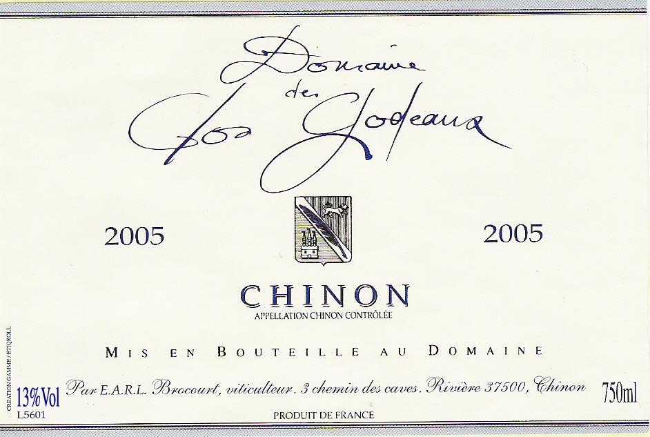 Domaine Des Clos Godeaux Chinon