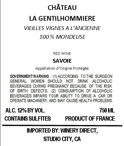 Vieilles Vignes A L'ancienne