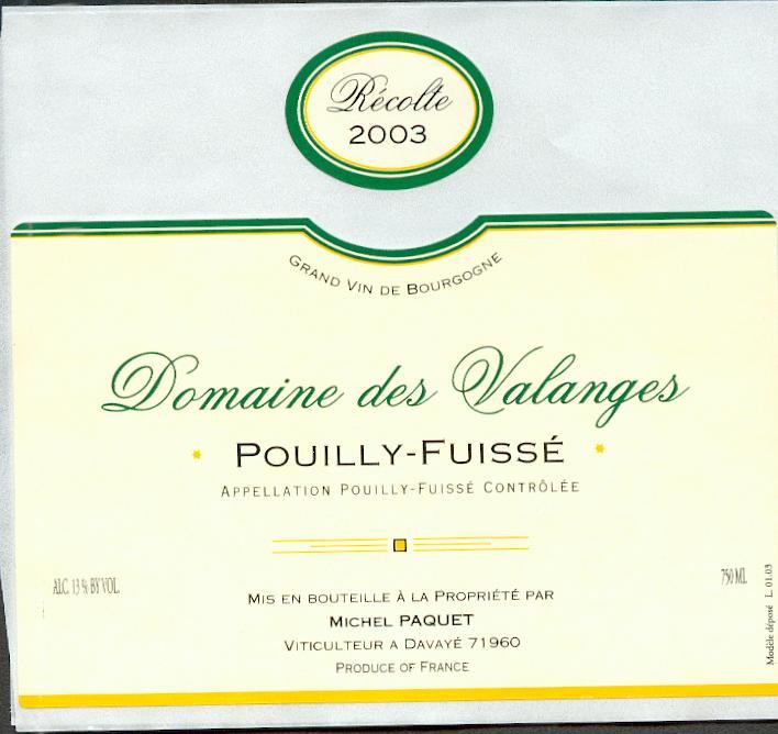 Pouilly Fuisse