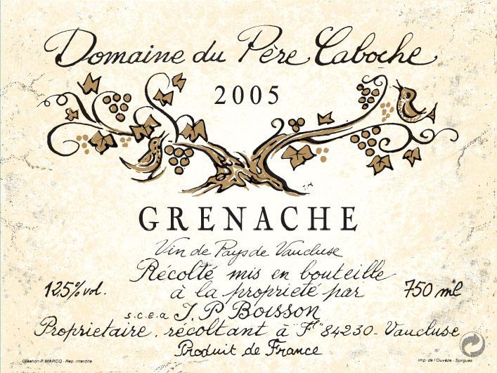 Domaine Du Pere Caboche Red Table Wine