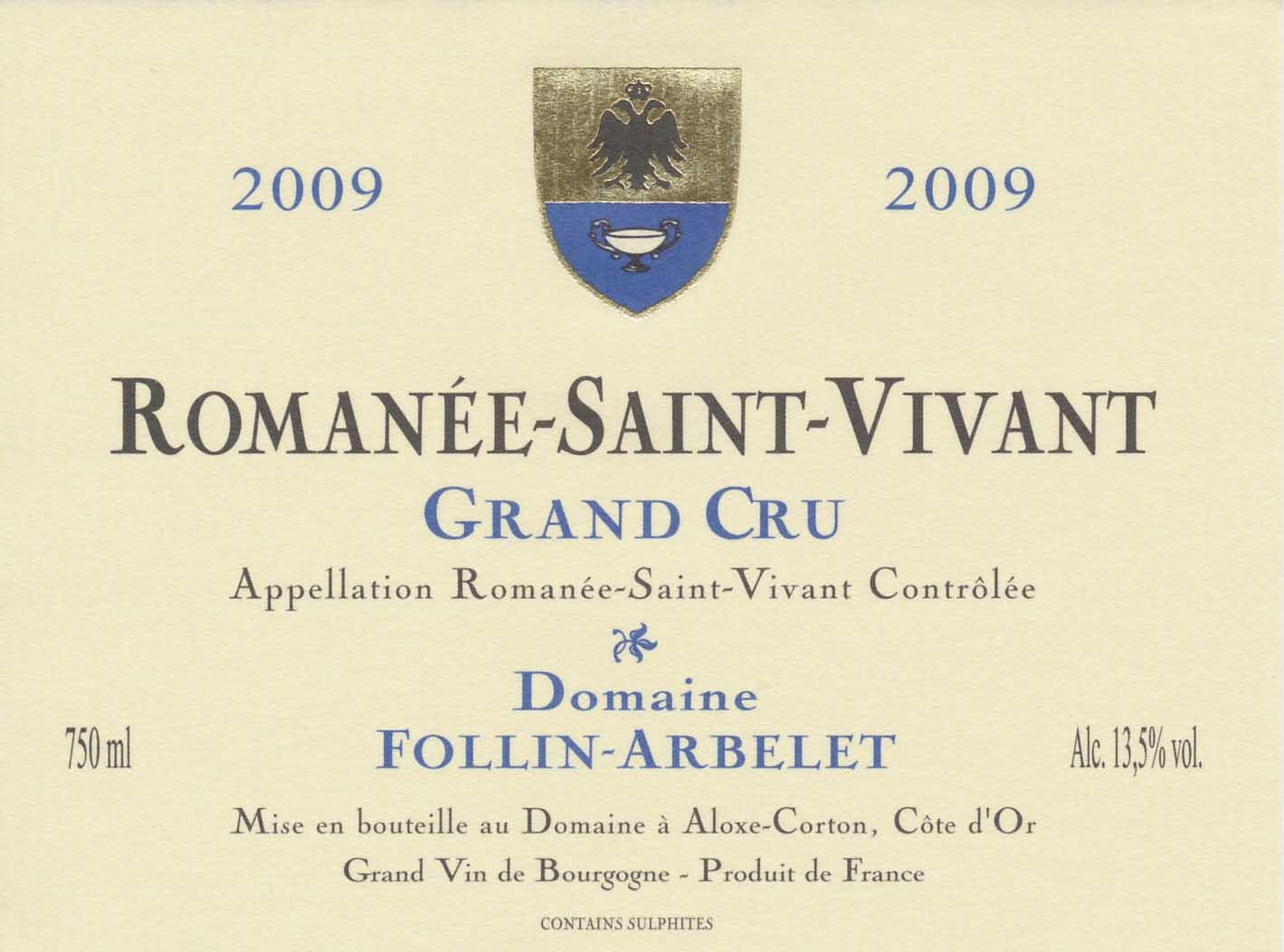 Romanée - Saint - Vivant Grand Cru
