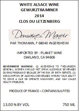 Clos Du Letzenberg