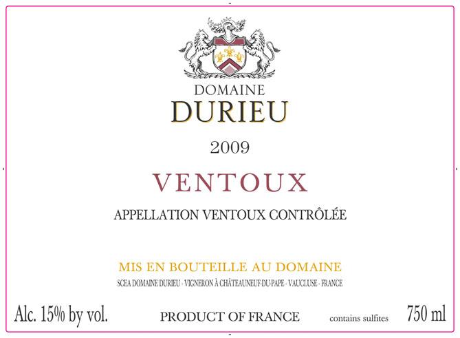 Ventoux Red Rhone Wine
