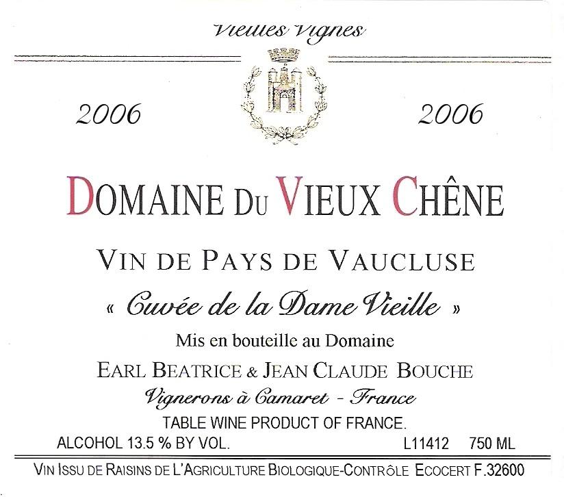 Cuvee De La Dame Vieille