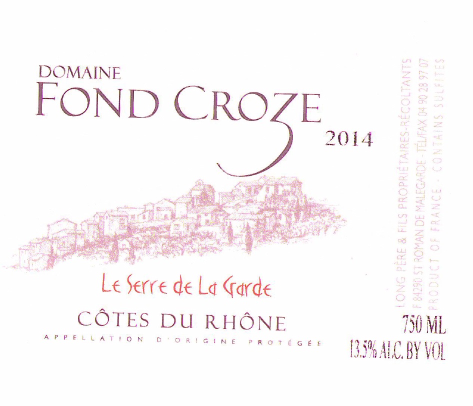 Serre De La Garde Blanc