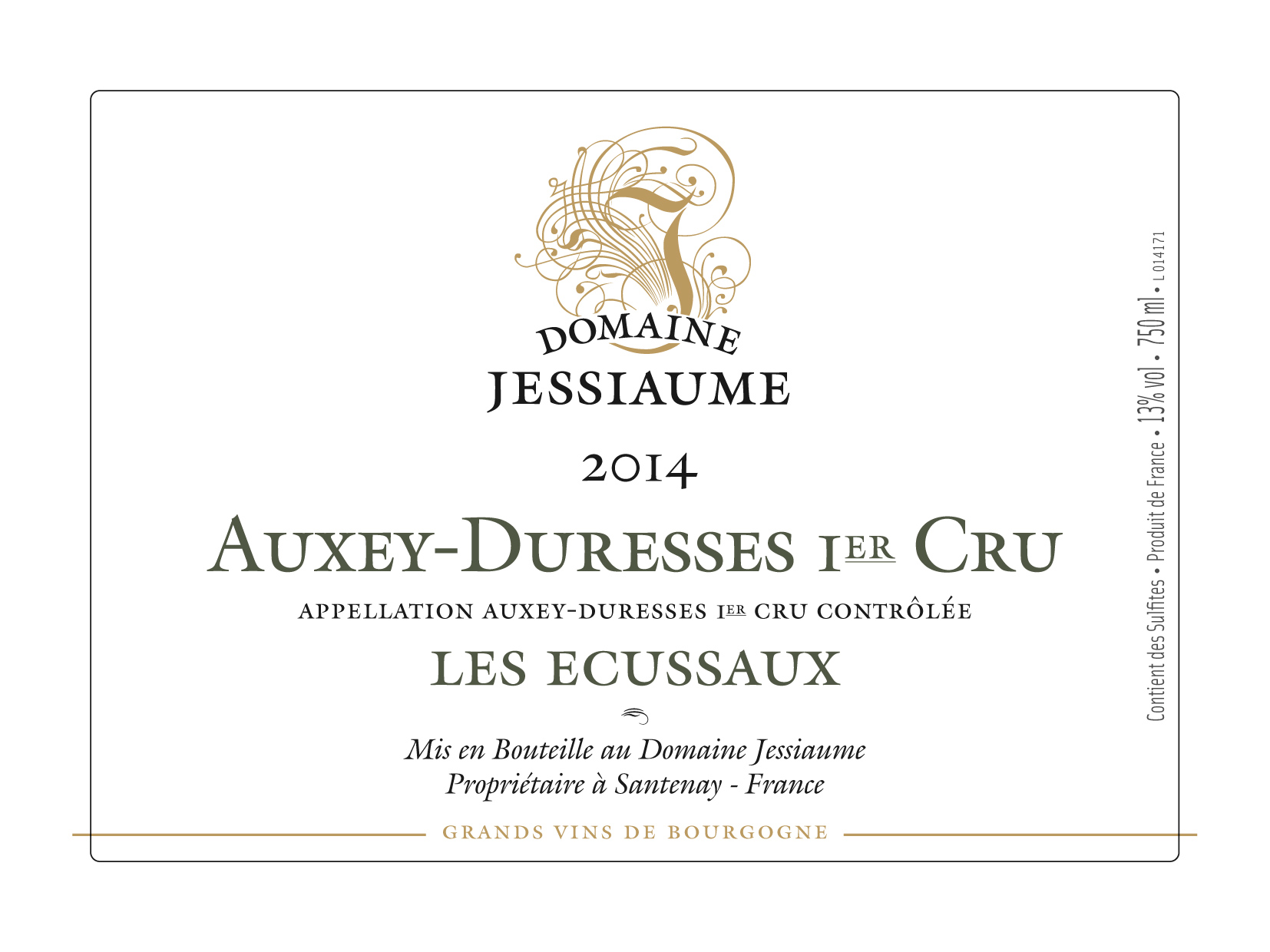 Auxey Duresses 1er Cru Les Ecussaux White Burgundy Wine