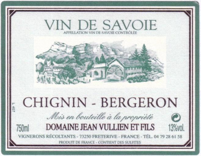 Chignin Bergeron